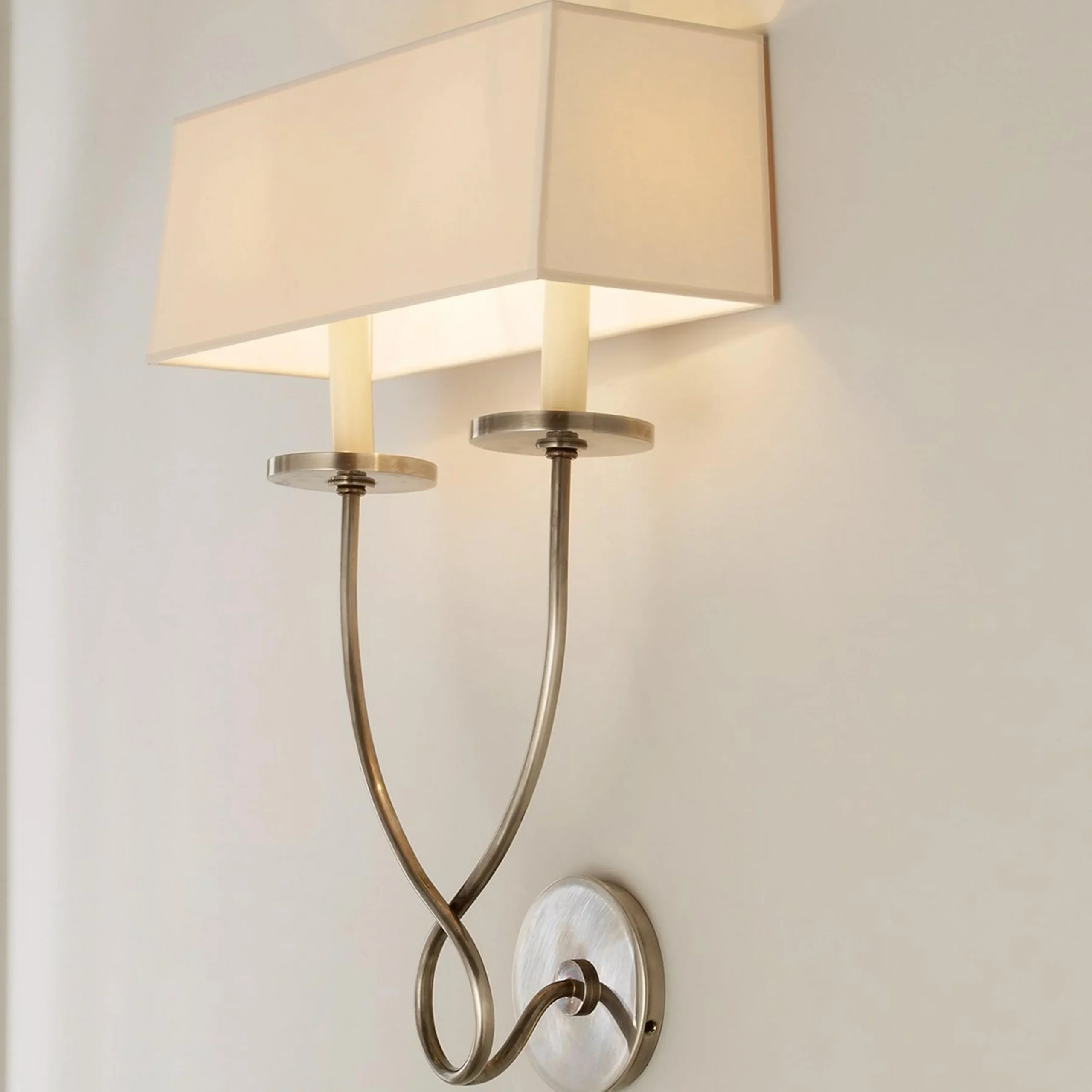 French Twist 2 Light Sconce