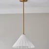Gently Pleated Pendant - Small