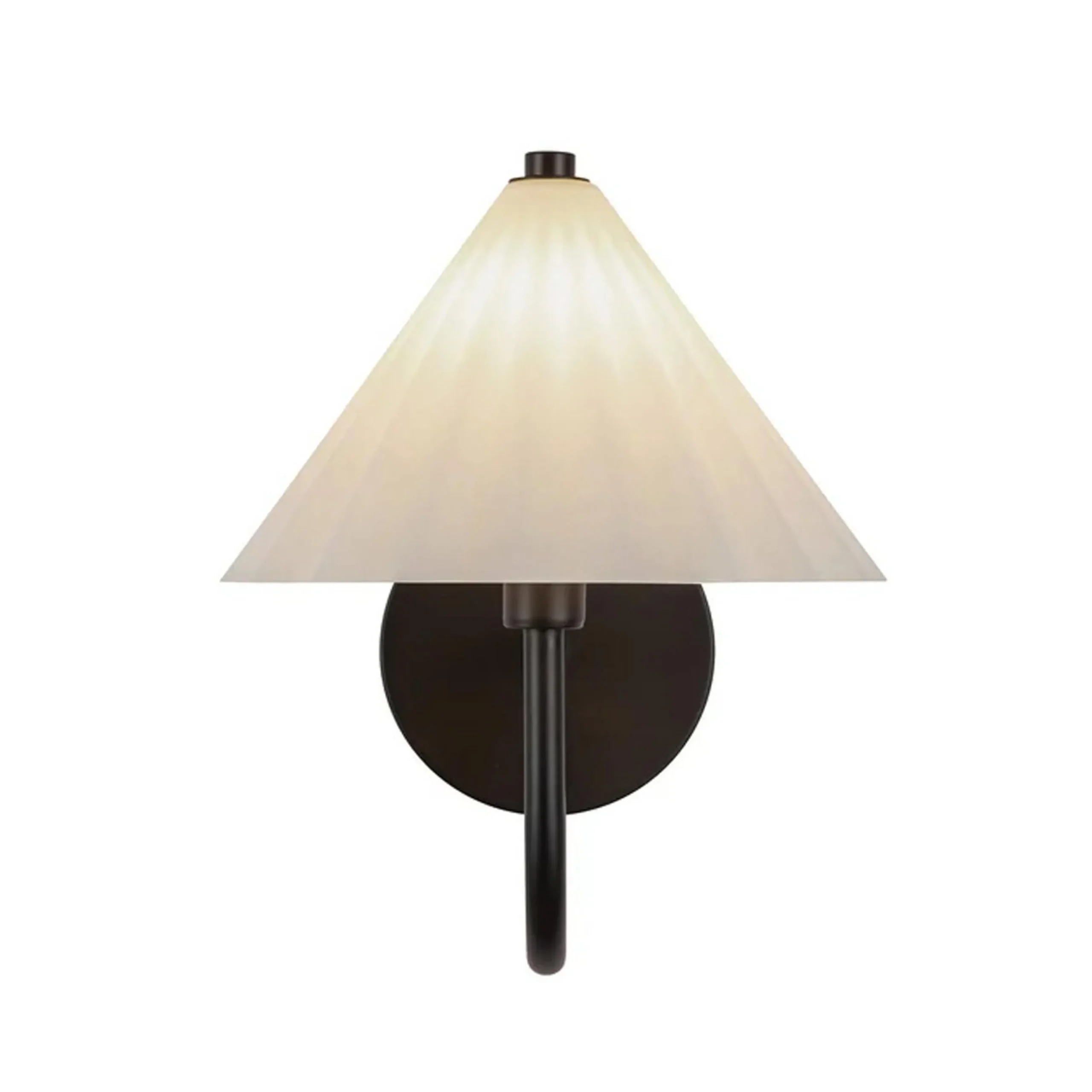 Gently Pleated Sconce