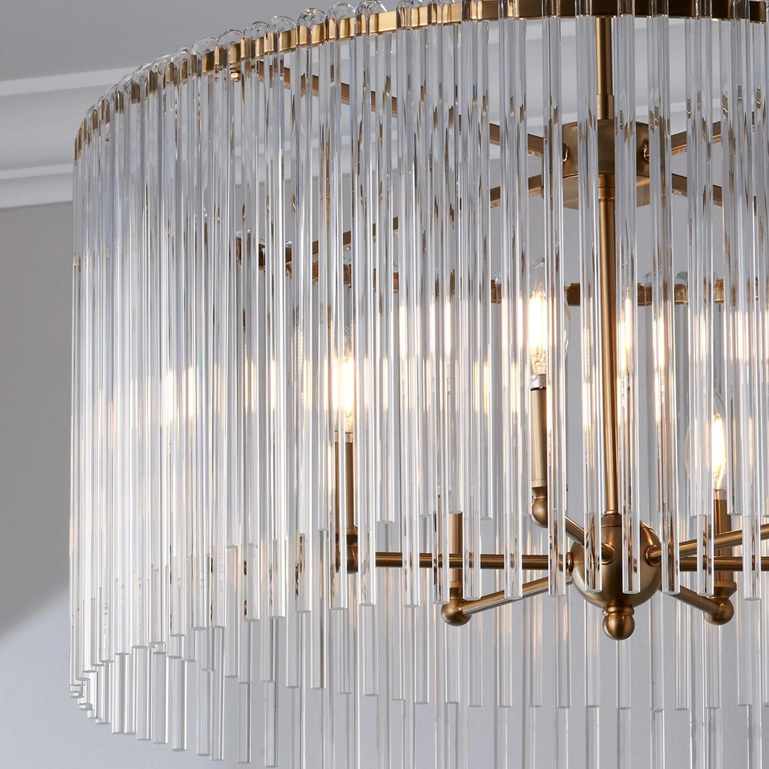 Glass-cicles Chandelier