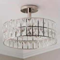 Glinting Glam Semi-Flush Ceiling Light