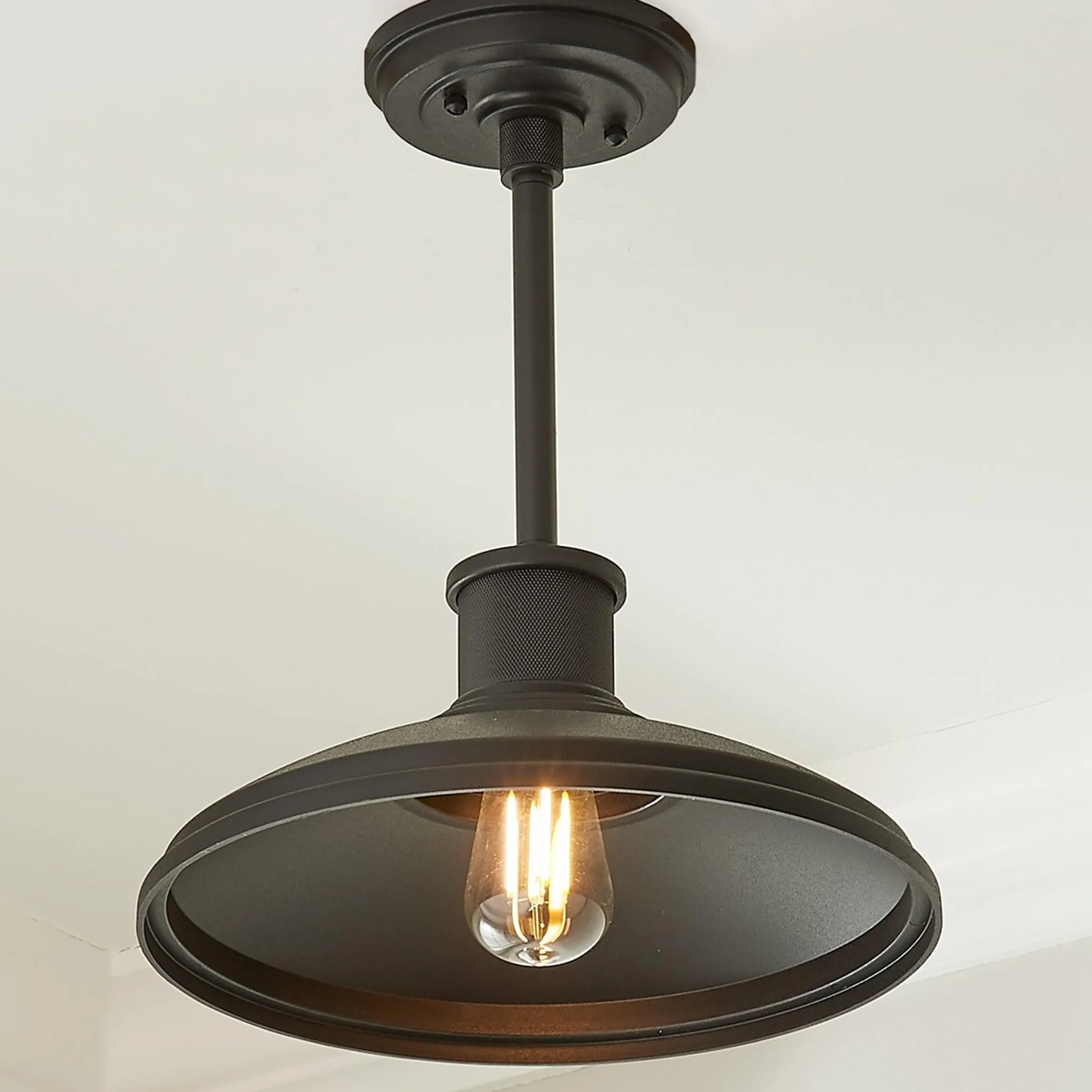 Gooseneck Warehouse Convertible Ceiling Light