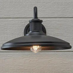 Gooseneck Warehouse Outdoor Sconce - Large