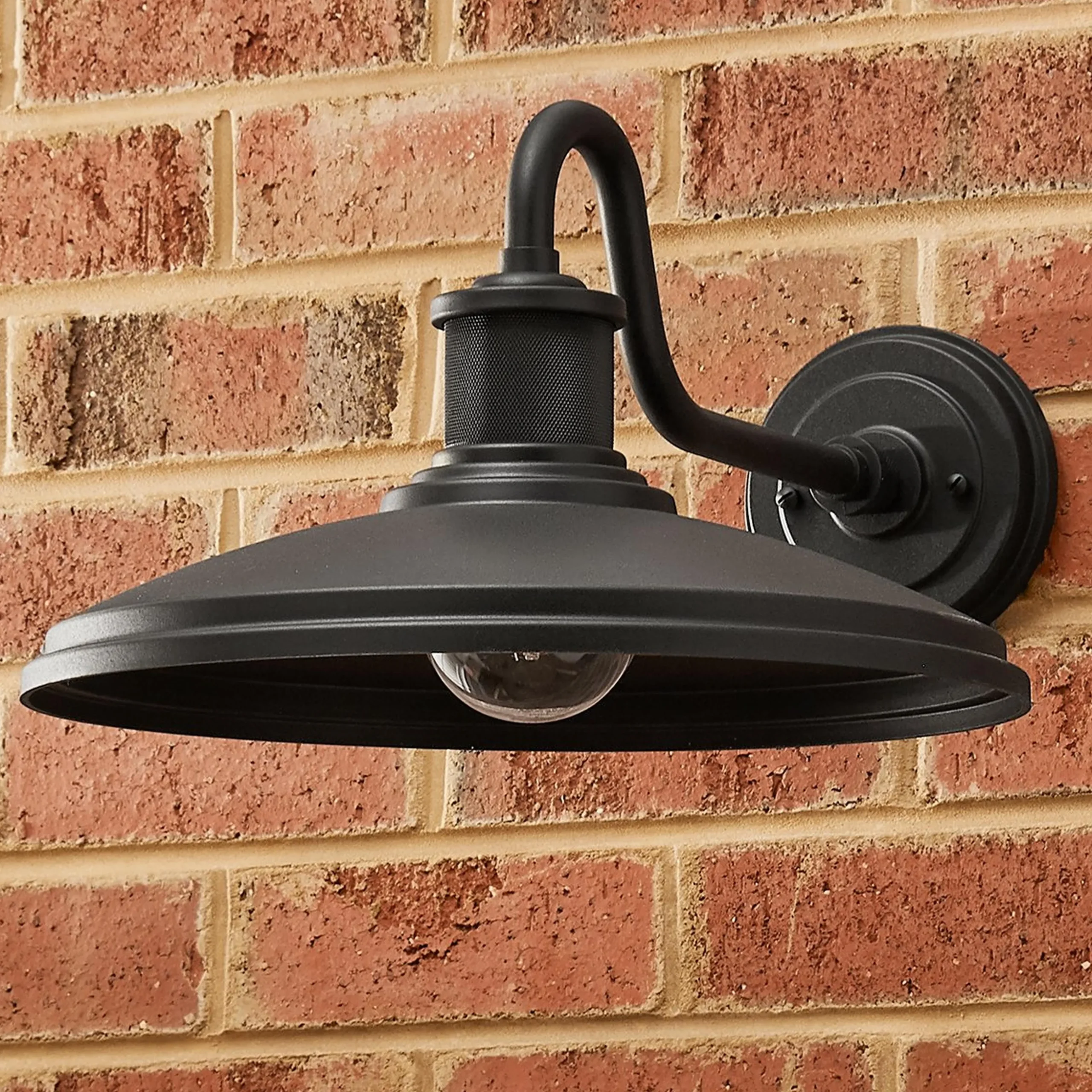 Gooseneck Warehouse Outdoor Sconce - Large