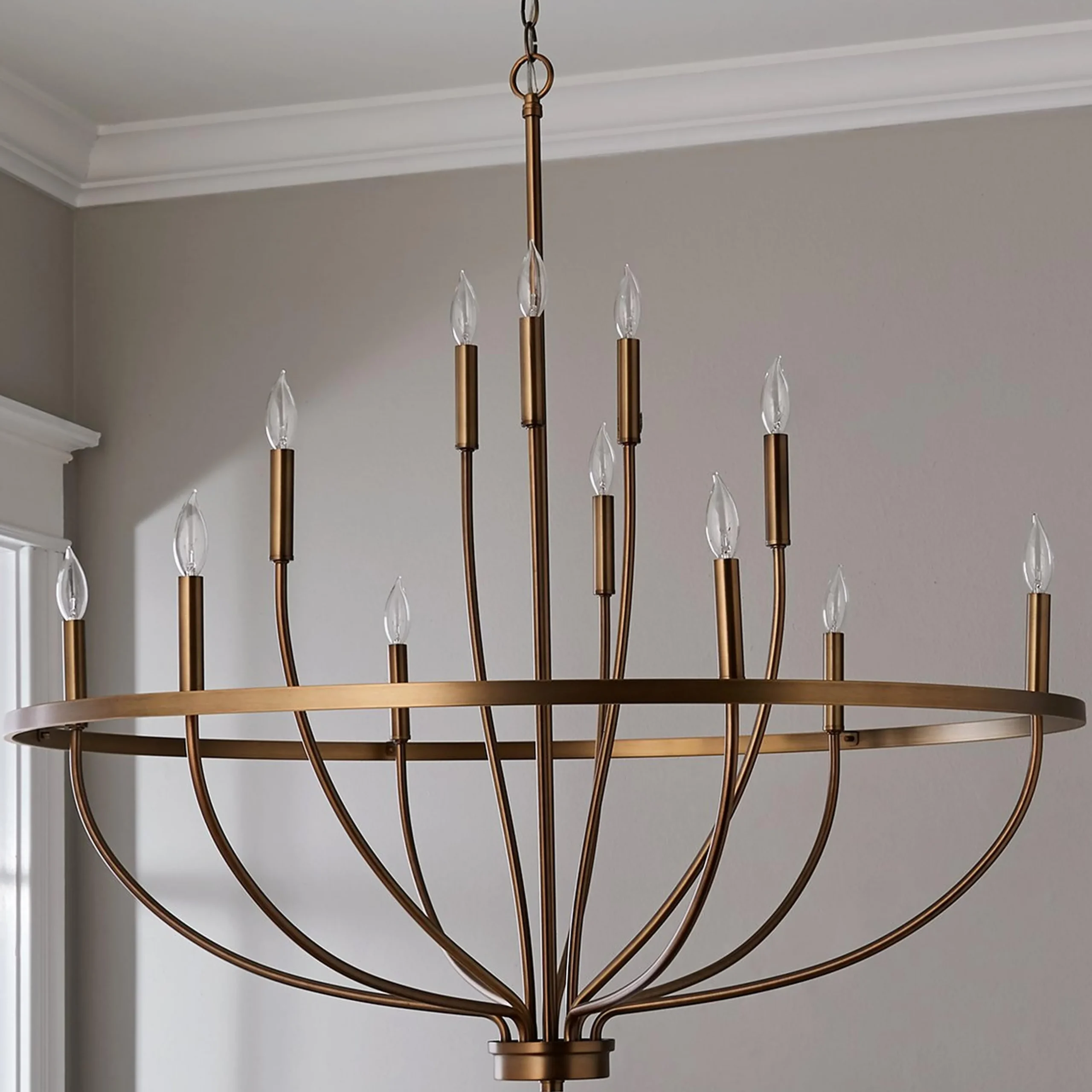 Graceful Curve Chandelier - Large