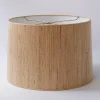 16" Grasscloth Drum Shade