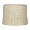 14" Grasscloth Drum Shade