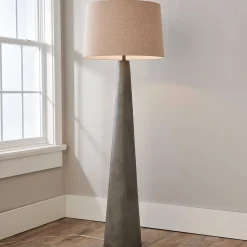Graystone Cement Floor Lamp