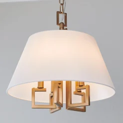 Greek Key Convertible Ceiling Light