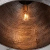 Hammered Steel Oversized Dome Pendant