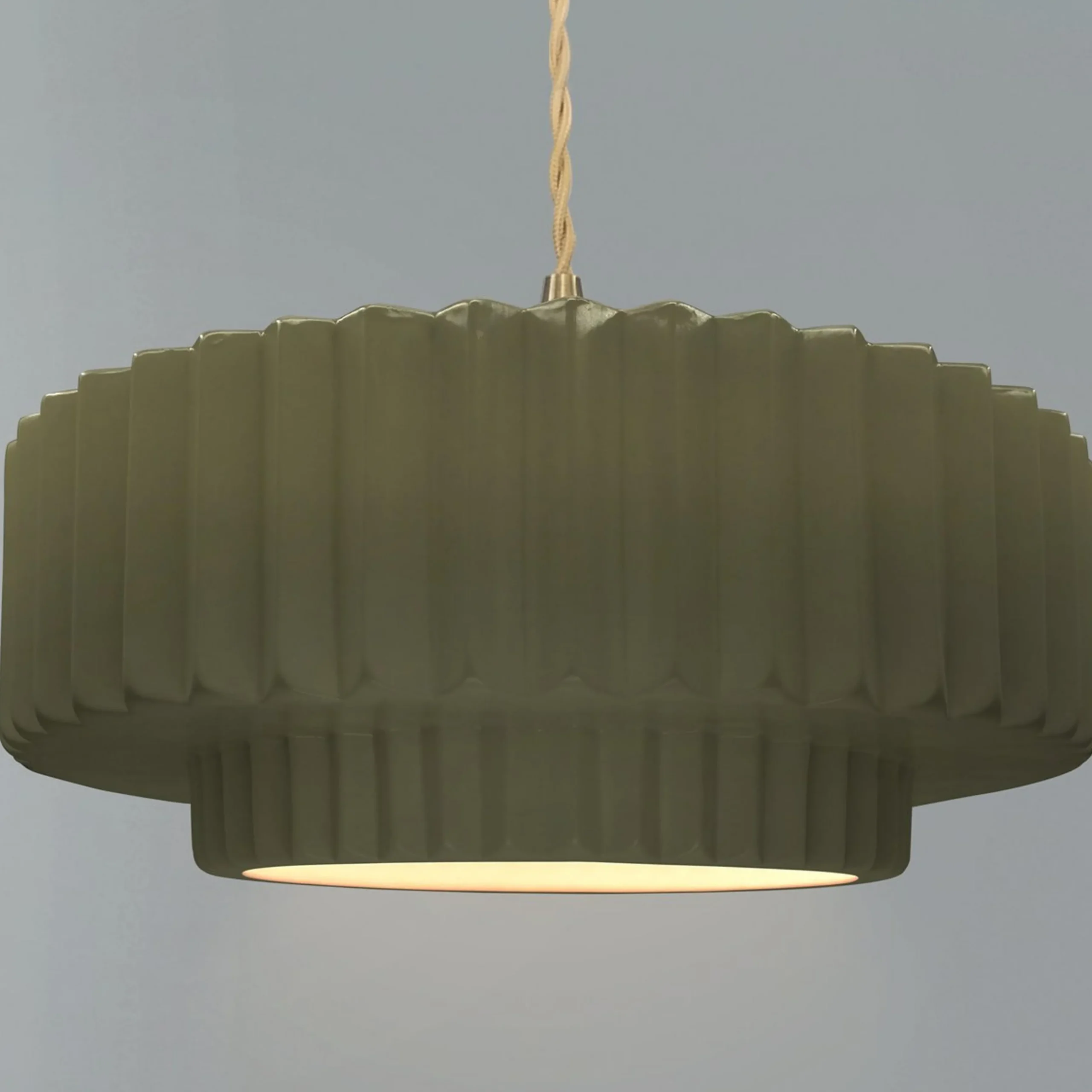 Harmonia Ceramic Pendant - Large - Matte