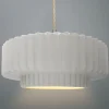 Harmonia Ceramic Pendant - Large - Bisque