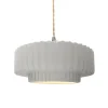 Harmonia Ceramic Pendant - Small - Bisque