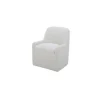 Hecuba Rolling Dining Chair - Fabric