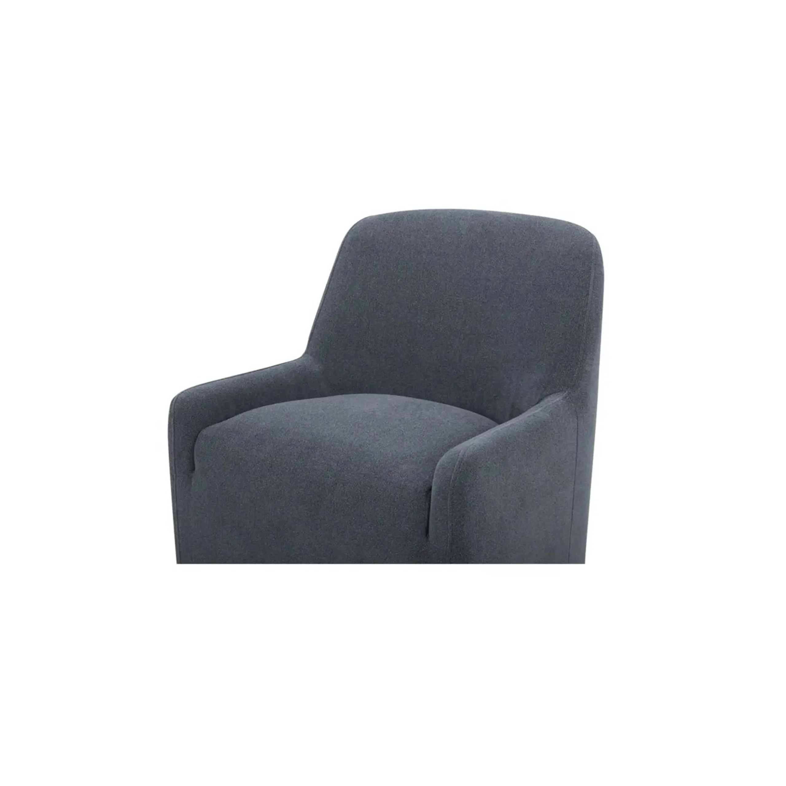 Hecuba Rolling Dining Chair - Fabric