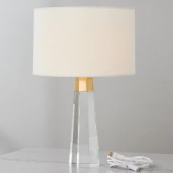 Hedley Cordless LED Table Lamp - Crystal