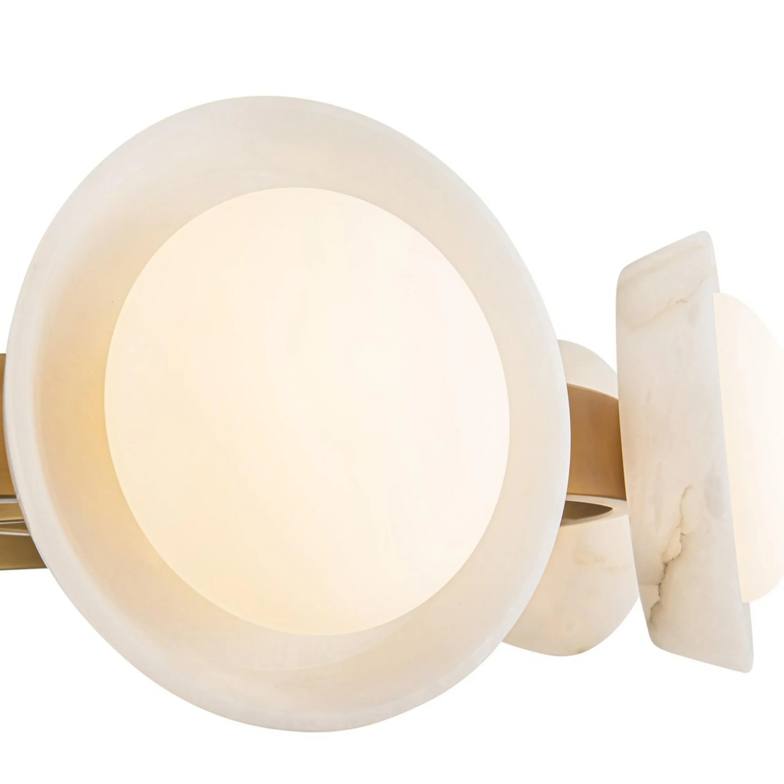 Helenka LED Chandelier - Alabaster Shades