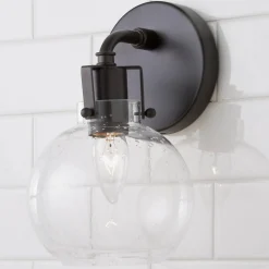 Hinley Seeded Glass Sconce