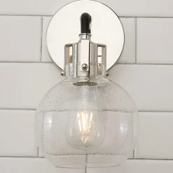 Hinley Seeded Glass Sconce