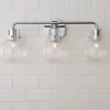 Hinley Seeded Glass Vanity Light - 3 Light