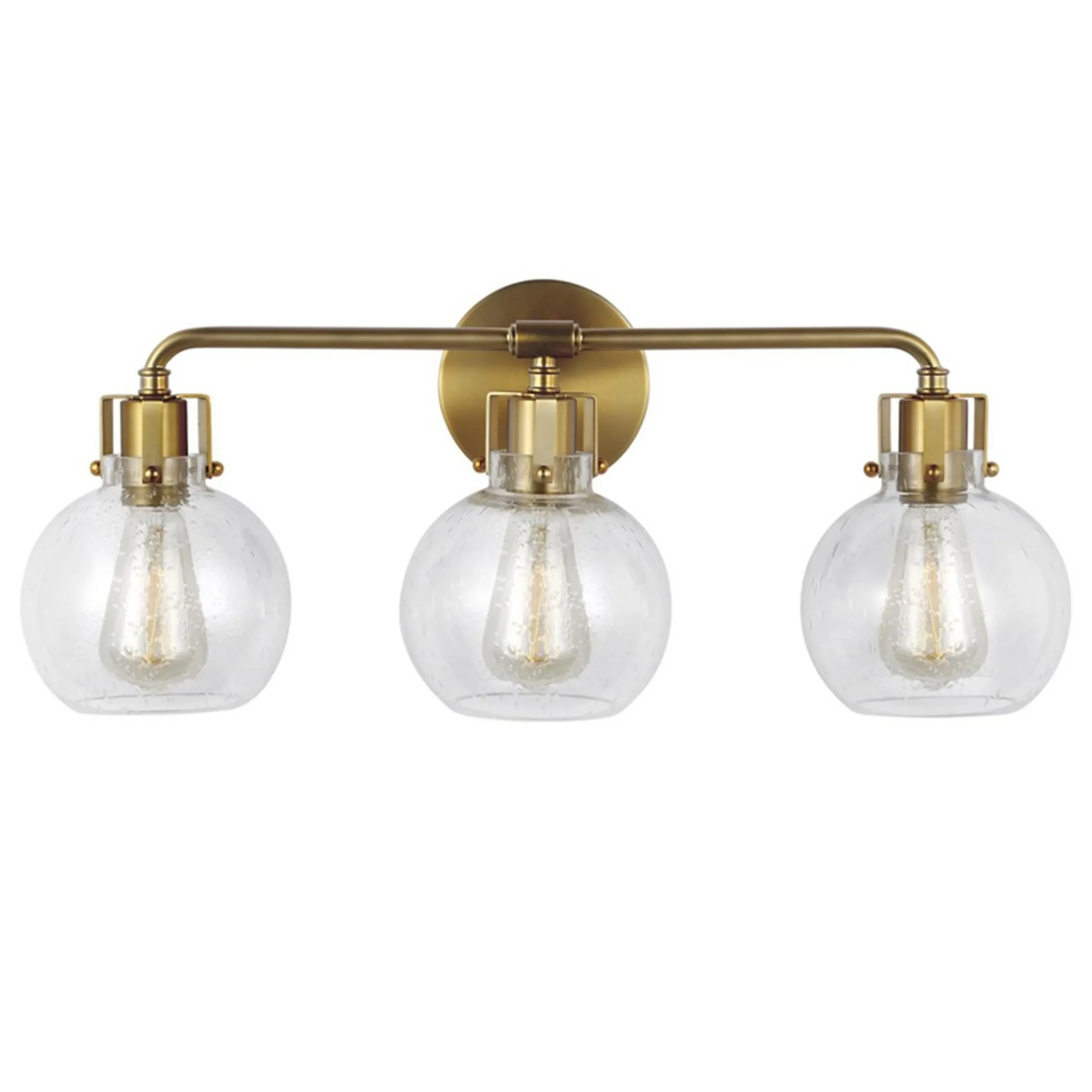 Hinley Seeded Glass Vanity Light - 3 Light