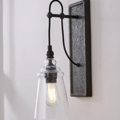Historic Industrial Seeded Sconce