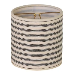 4" Horizontal Ticking Stripe Chandelier Shade