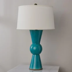 Hourglass Ceramic Table Lamp
