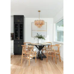 Imondo Chandelier - 6 Light - Amber