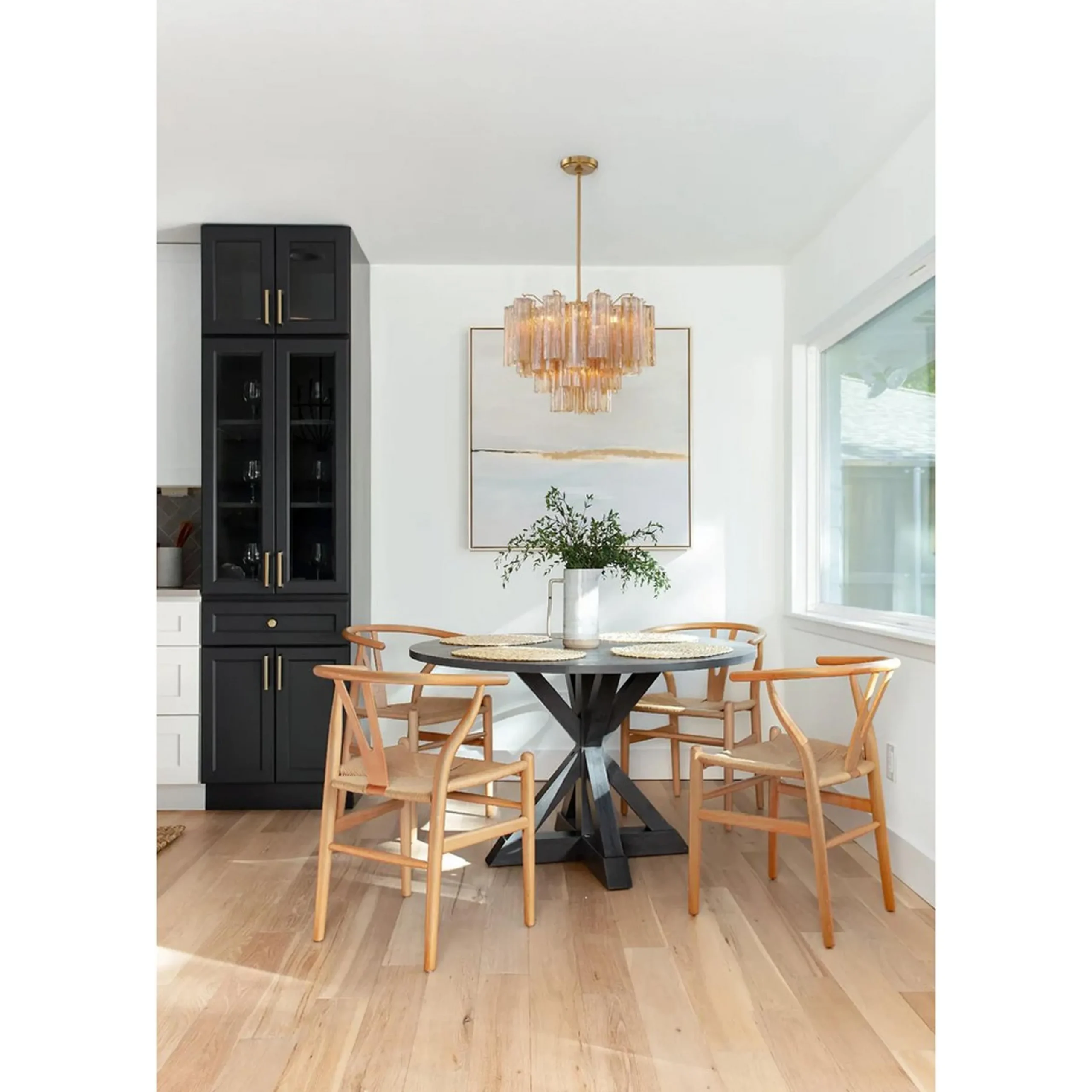Imondo Chandelier - 6 Light - Amber