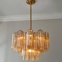 Imondo Chandelier - 6 Light - Amber