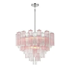 Imondo Chandelier - 12 Light - Pink
