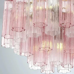 Imondo Chandelier - 6 Light - Pink