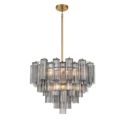 Imondo Chandelier - 12 Light - Smoke