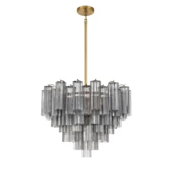 Imondo Chandelier - 12 Light - Smoke