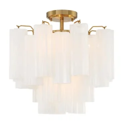 Imondo Semi-Flush Ceiling Light - White