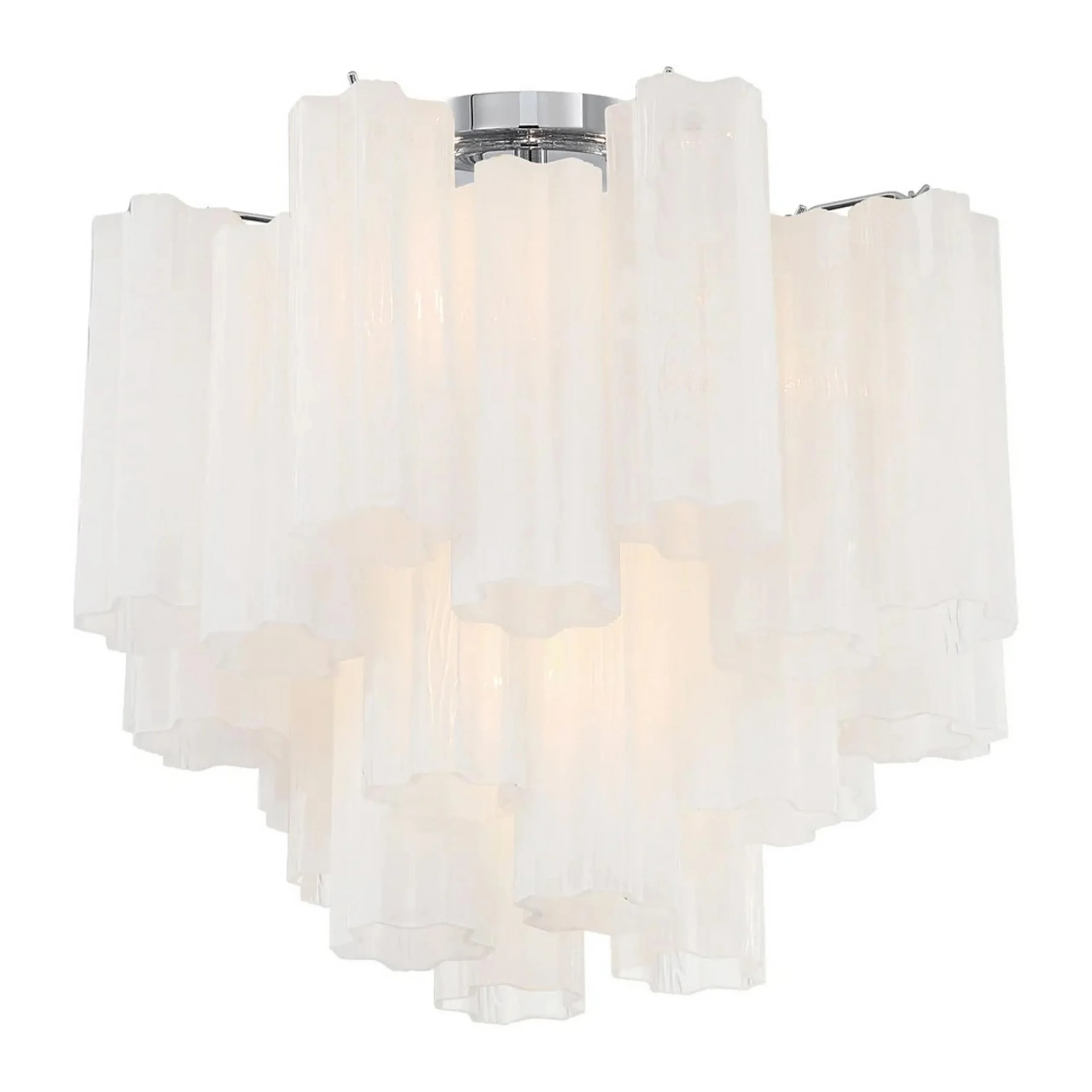 Imondo Semi-Flush Ceiling Light - White