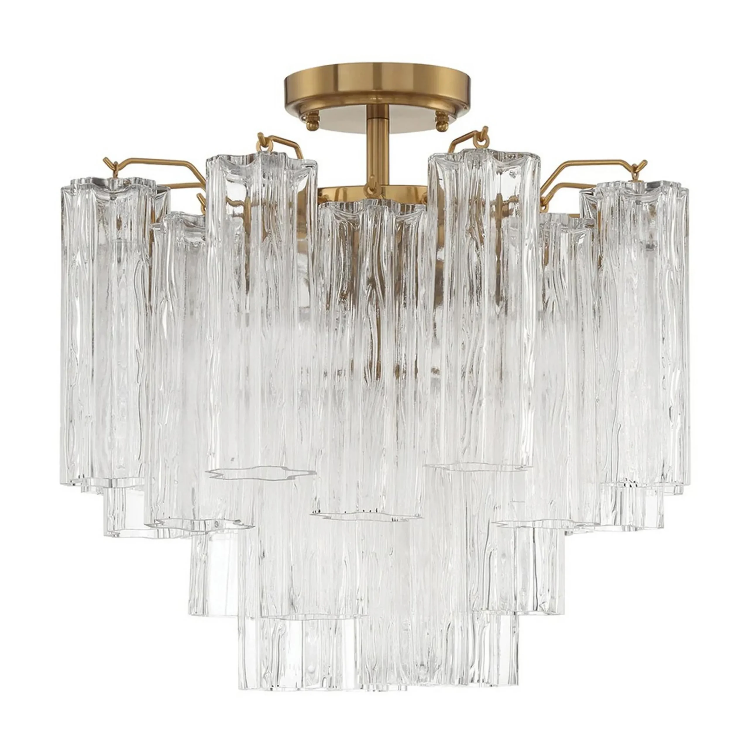 Imondo Semi-Flush Ceiling Light - Clear
