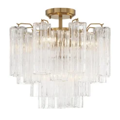 Imondo Semi-Flush Ceiling Light - Clear