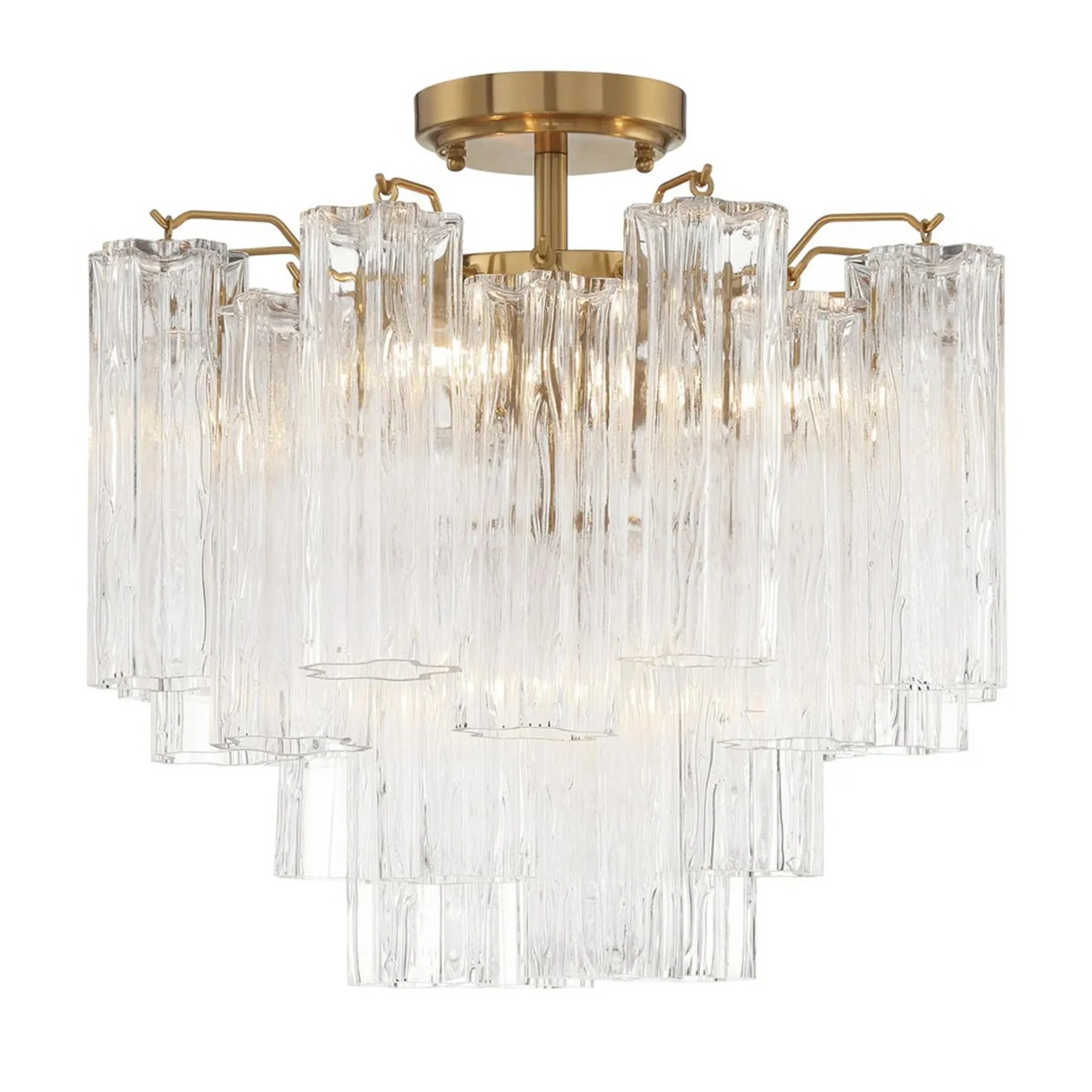 Imondo Semi-Flush Ceiling Light - Clear