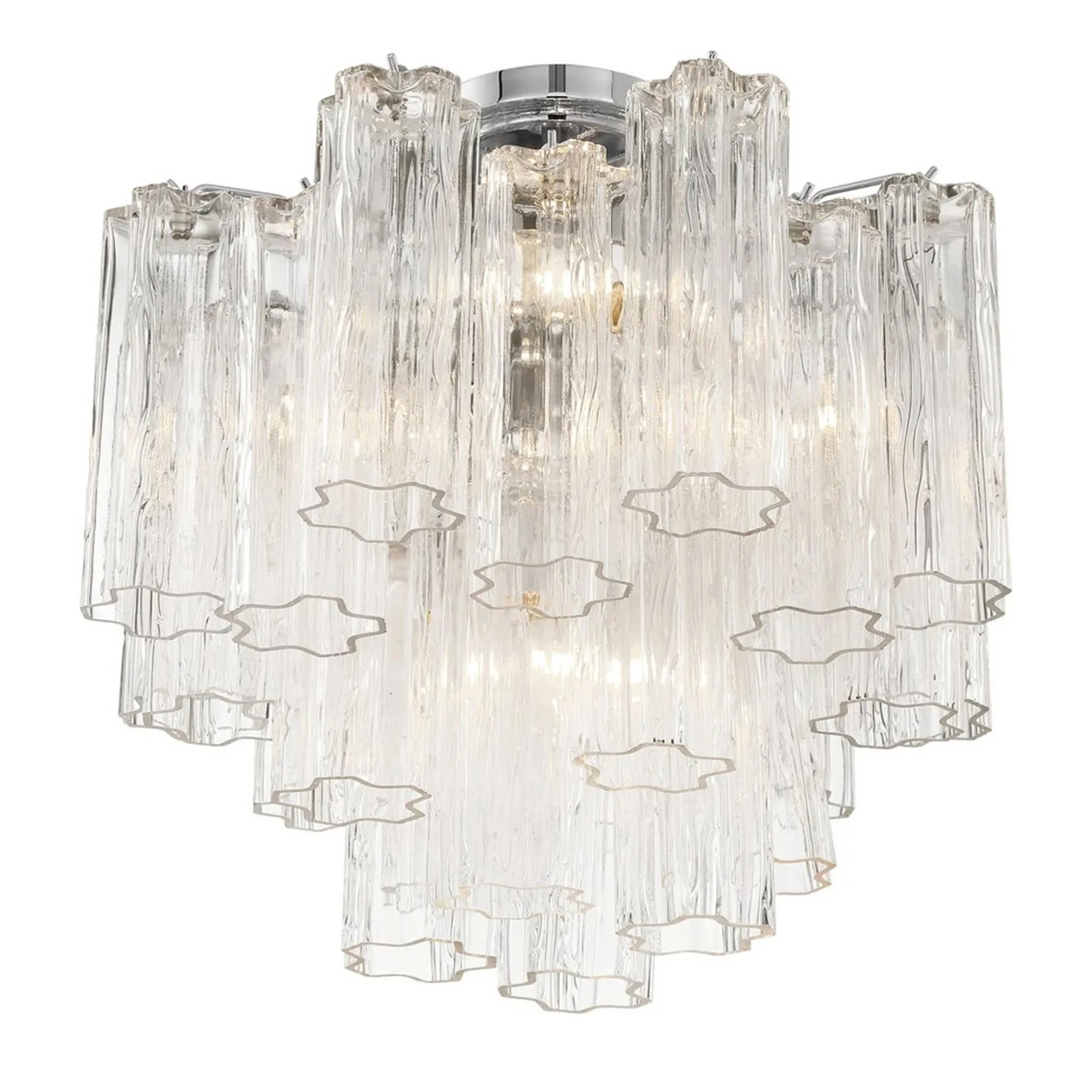 Imondo Semi-Flush Ceiling Light - Clear