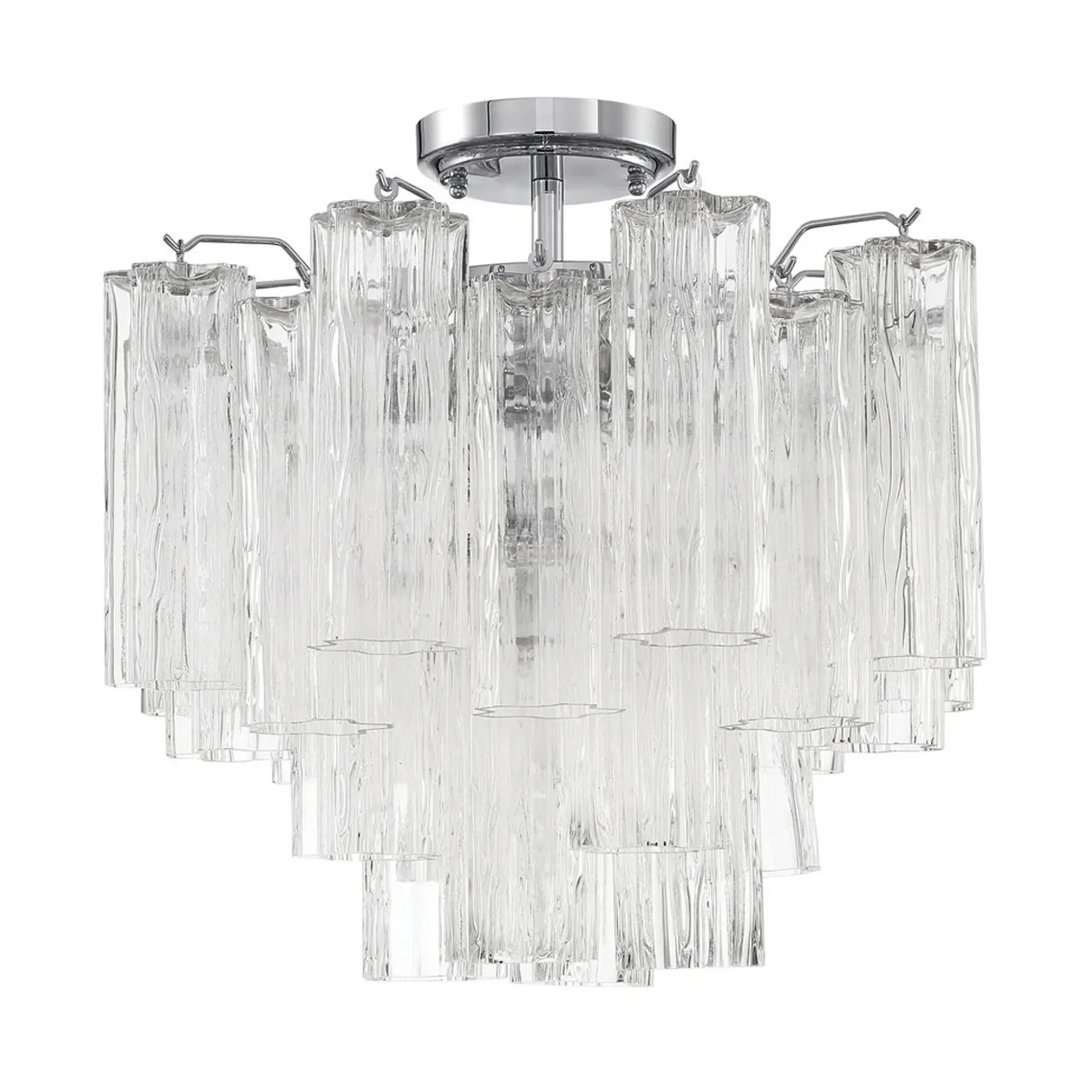 Imondo Semi-Flush Ceiling Light - Clear