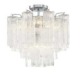 Imondo Semi-Flush Ceiling Light - Clear