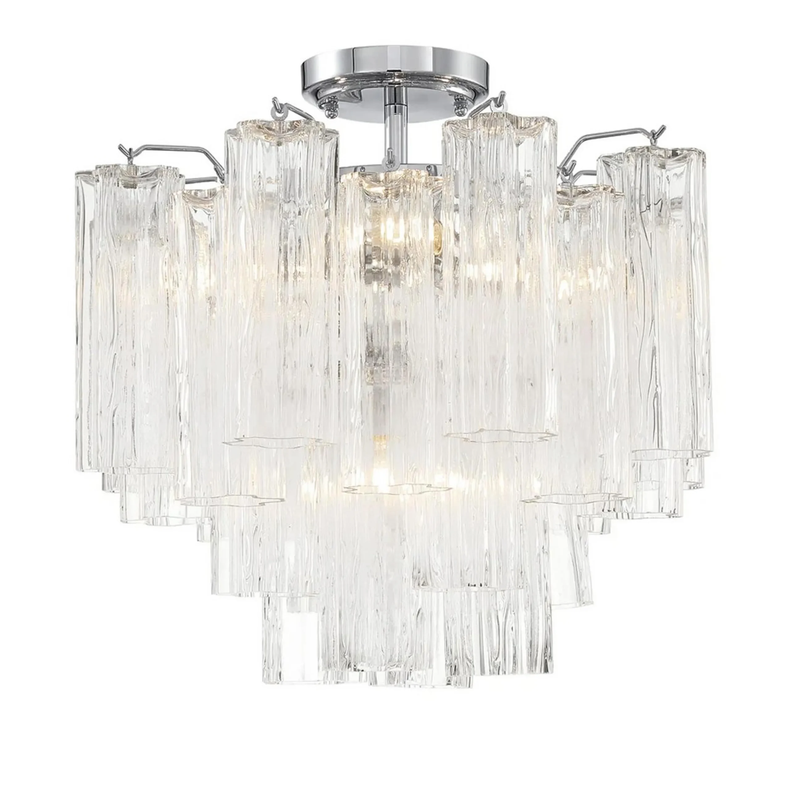 Imondo Semi-Flush Ceiling Light - Clear