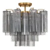 Imondo Semi-Flush Ceiling Light - Smoke