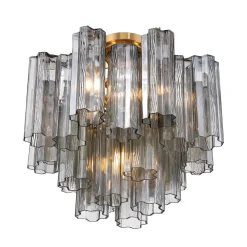Imondo Semi-Flush Ceiling Light - Smoke