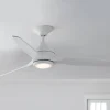 48" Indoor / Outdoor Metal and Wood LED Ceiling Fan