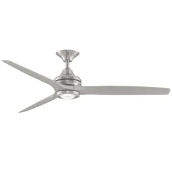 48" Indoor / Outdoor Metal and Wood LED Ceiling Fan