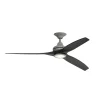 48" Indoor / Outdoor Metal and Wood LED Ceiling Fan