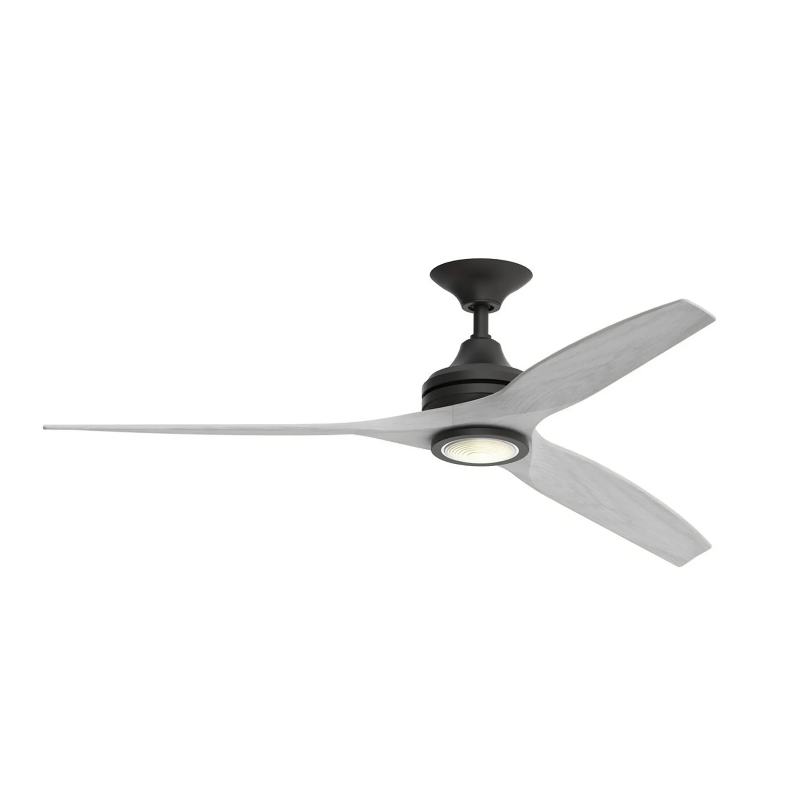 48" Indoor / Outdoor Metal and Wood LED Ceiling Fan